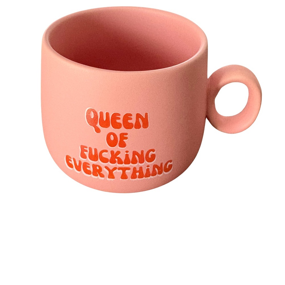 Properly Improper • Pink “Queen of F*cking Everything” Cappuccino Mug